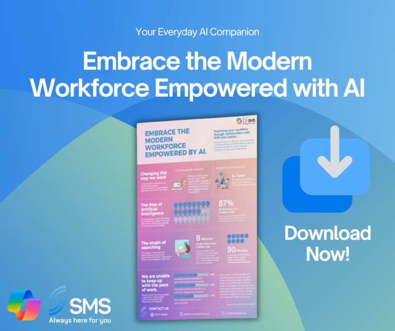 Embrace the Modern Workforce Empowered With AI. Now Available at SMS